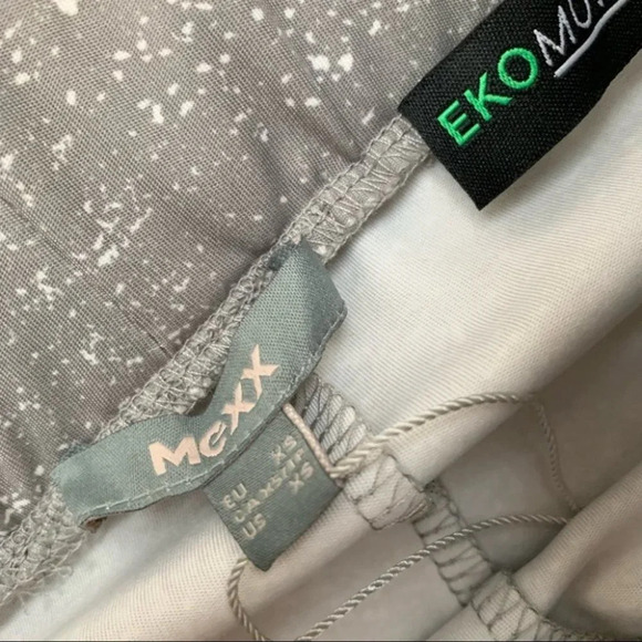 Mexx Women's Leggings Washed Tie Dye Ruched Grey High Rise Waist Size XS - Picture 10 of 14